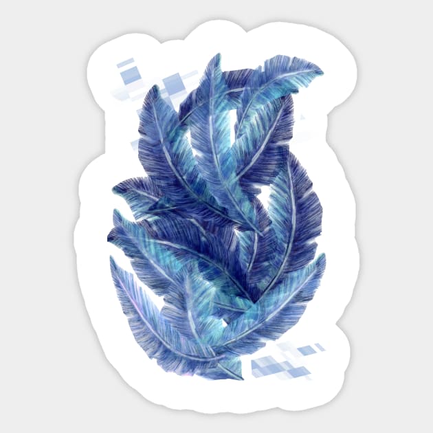 Plumage Sticker by ArtKsenia